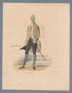 Mr. Deminière (tittel på objekt) av Elias Spanier (attributed to)