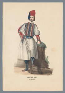 Kostyme Grec. 19e Siècle (tittel på objekt)