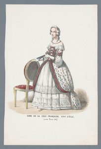 Dame av det franske hoffet. XVIII Century (under Louis XV) (tittel på objekt)