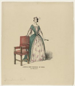 Lady of the French Court 1500-tallet. under Francois I (tittel på objekt)