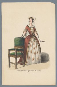 Lady of the French Court XVI Century. under Francois I (tittel på objekt)