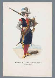 Musketer fra den nederlandske garde (1600-tallet). under prins Maurice