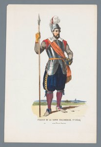 Pikeman fra den nederlandske garde. (1600-tallet.) under prins Maurice (tittel på objekt)