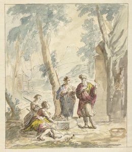 Abraham tar imot de tre englene