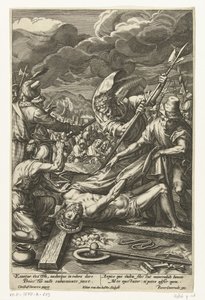 Kristus kledde av seg klærne Passion of Christ (serietittel) av Elias van den Bossche
