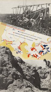 Avl av bomull. Illustrasjon fra USSR Builds Socialism, 1933. av Eliezer Markowich Lissitzky