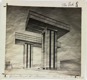 Skyskraperen Wolkenbügel på Strastnoy Boulevard i Moskva, 1925