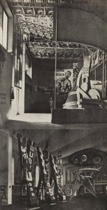 Sovjetisk paviljong på International Press Exhibition, Köln, 1933. av Eliezer Markowich Lissitzky