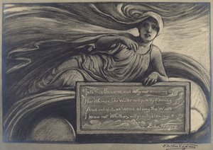 Inn i universet, slutten av 1800-begynnelsen av det 20. århundre. av Elihu Vedder