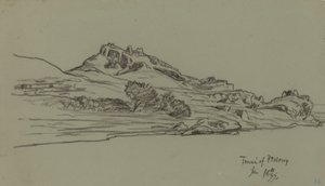 Nile Journey, Tmui av Ptolemaios, 1890. av Elihu Vedder