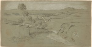 Romersk landskap av Elihu Vedder
