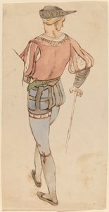 Studer etter Old Master av Elihu Vedder