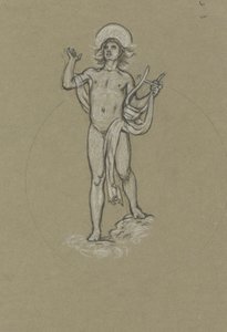 Studer for Apollo av Elihu Vedder