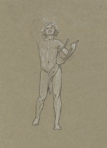 Studer for Apollo av Elihu Vedder