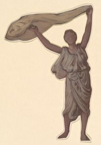 Studie for "Greek Girls Bathing" av Elihu Vedder