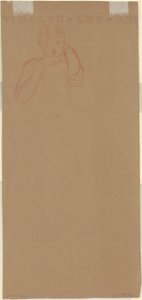 Studie for "Greek Girls Bathing" [verso] av Elihu Vedder