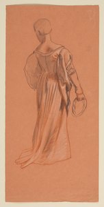Studie for "Bryllupsprosesjon" av Elihu Vedder