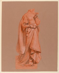 Studie for "Bryllupsprosesjon" av Elihu Vedder