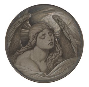 Studie av "Soul in Bondage" av Elihu Vedder