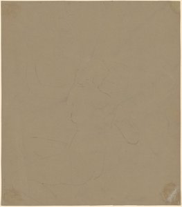 Studie av en naken kvinne, 1892. av Elihu Vedder