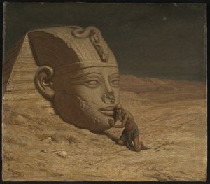 Spørren av sfinxen av Elihu Vedder