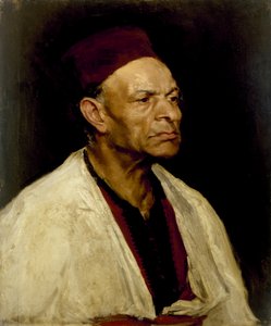 Portrett av en mann som bærer en Fez, 1908 [LDUCS-5085]