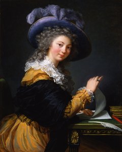 Portrett av grevinne av Ceres av Elisabeth Louise Vigee Lebrun