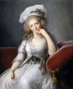 Louise Marie Adelaide de Bourbon-Penthièvre, hertuginne av Orleans av Elisabeth Louise Vigee Lebrun