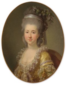 Portrett av grevinne Urszula Potocka, født Zamoyska av Elisabeth Louise Vigee Lebrun