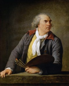 Portrett av Hubert Robert 1733-1808, 1788. av Elisabeth Louise Vigee Lebrun