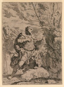 Saint Eustace av Elisabetta Sirani