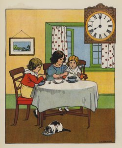 Frokost (farge litho)