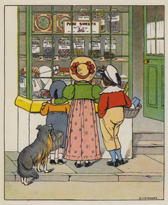 Lørdag, Shopping Time (farge litho)