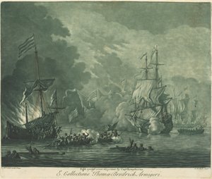 Kamp mot syv algeriner, 1720-tallet.