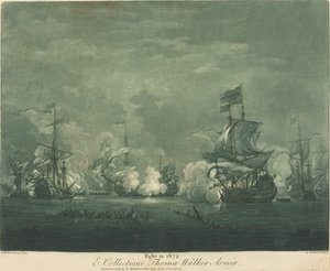 Kamp i 1672, 1720-årene. av Elisha Kirkall