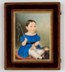 Stephen Salisbury III (1835-1905) 1838 (wc på elfenben) av Eliza Goodridge