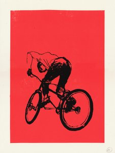 Biker boy, 2012 (skjermtrykk) av Eliza Southwood