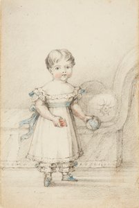 Dronning Victoria som barn av Elizabeth Keith née Lindsay Heathcote