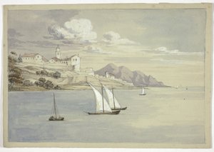 Portofino fra havet, Genova av Elizabeth Murray