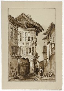 Rustikk gatescene av Elizabeth Murray