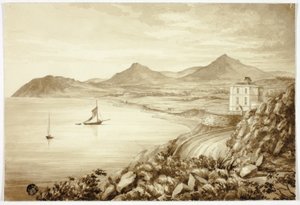 Val of Shanganagh, Dun Laoghaire, med båter av Elizabeth Murray