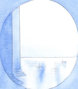 Alle som overvinner frykten for å bli forsonet, har en åndelig prakt så stor at sjelen deres er som palasser av marmor, 2002 (w/c på papir) av Elizabeth Wang