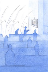 Mens vi ba om korsstasjonene, snudde selve englene med oss (til den første 