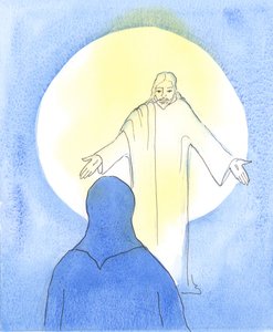 Kristus er henrykt hvis noen elsker å motta ham i det hellige sakramentet, elsker å besøke ham ved tabernaklet, elsker å gjøre hans vilje og elsker å fortelle andre de gode nyhetene om ham., 2004 (w/c o av Elizabeth Wang