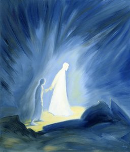 Selv i mørket av våre lidelser trøster og veileder Jesus oss av Elizabeth Wang