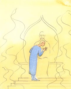 Gud Faderen kan trekke oss opp i bønn, gjennom sin flammende herlighet, inntil vi støtter oss på Faderens hjerte, i velsignet intimitet, som et barn på farens bryst som er trygg på å bli hørt., 2004 ( av Elizabeth Wang