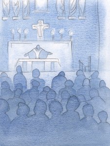 Jeg husker at jeg tålte misforståelser, ønsket å elske Gud og min neste, 2000 (w/c på papir) av Elizabeth Wang