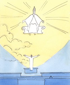 Jesus vår Gud og Frelser ber med oss og for oss ved hver messe, uansett hvilke 