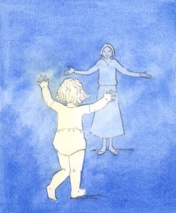 Vår besluttsomhet om å bevege seg mot Kristus, selv i vanskeligheter, er som besluttsomheten til et barn som strever mot sin mor, selv når hun bare kan gå. Utholdenhet er en del av reisen av Elizabeth Wang