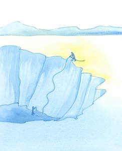 Arbeidet med forbønn er svært viktig, 2003 (w/c på papir) av Elizabeth Wang